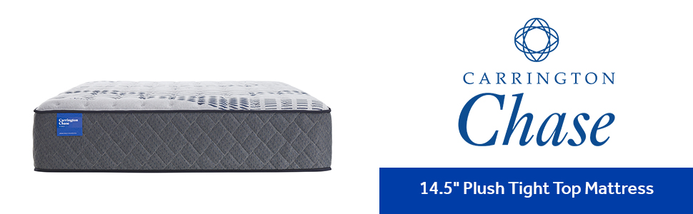 14.5 inch plush tight top mattress